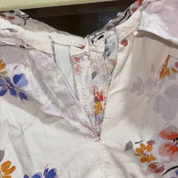 Zara Kids ruffle collar floral dress toddler girl boat neckline fit flare spring - Picture 4 of 6